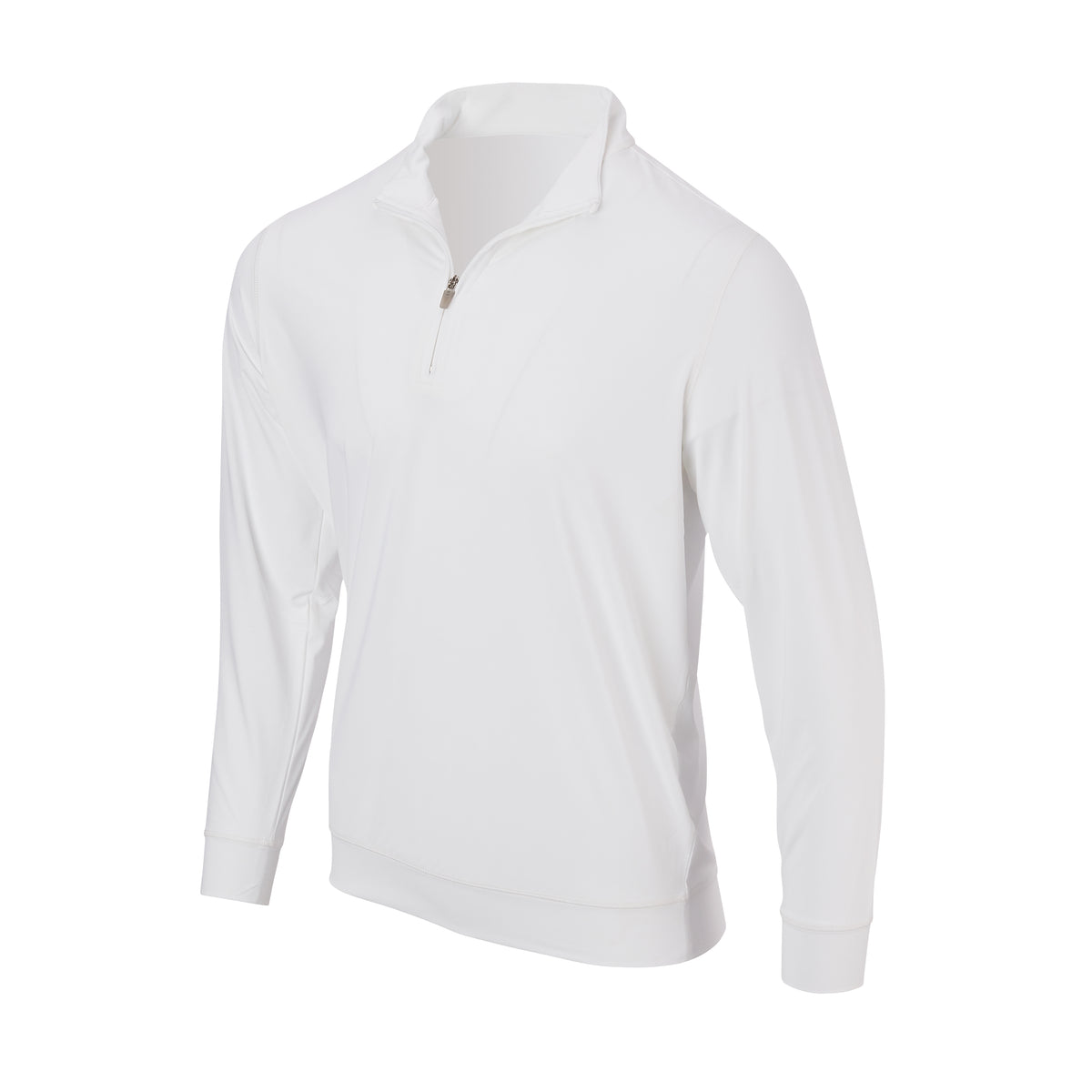 THE CLASSIC LONG SLEEVE HALF ZIP PULLOVER - White IS66006