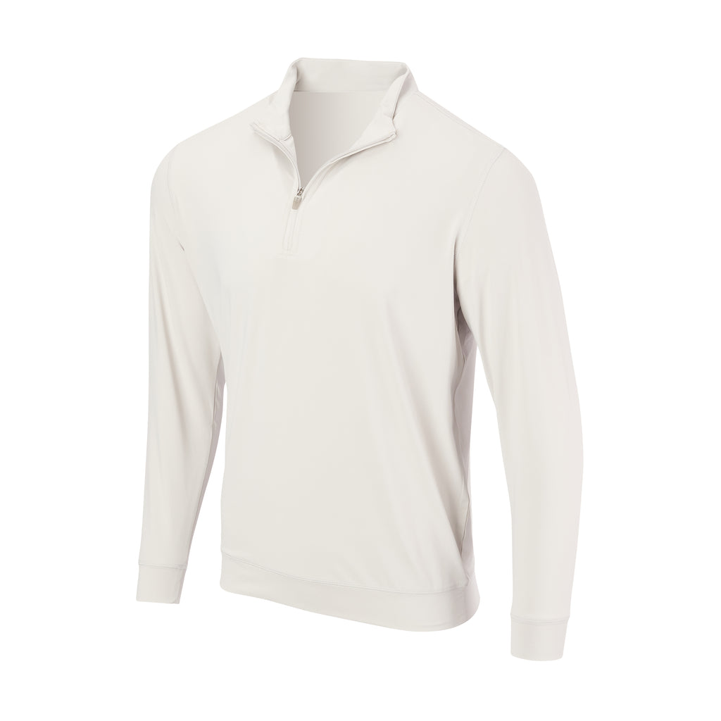 Plain half zip outlet pullover